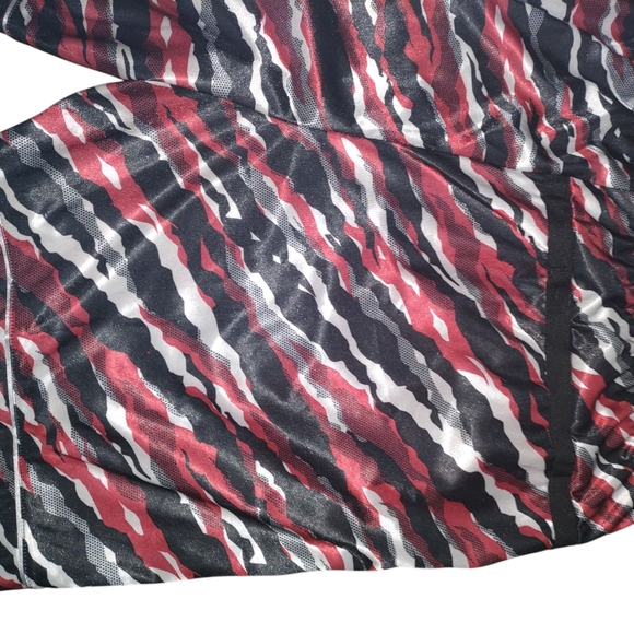 AND1 Red and Black Athletic Shorts - Picture 3 of 4